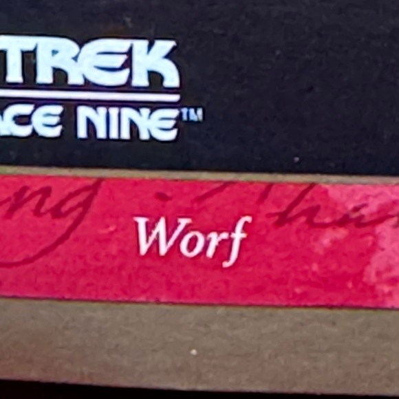 Hallmark Keepsake Star Trek Deep Space Nine Worf Christmas Ornament 1999. - Picture 2 of 8